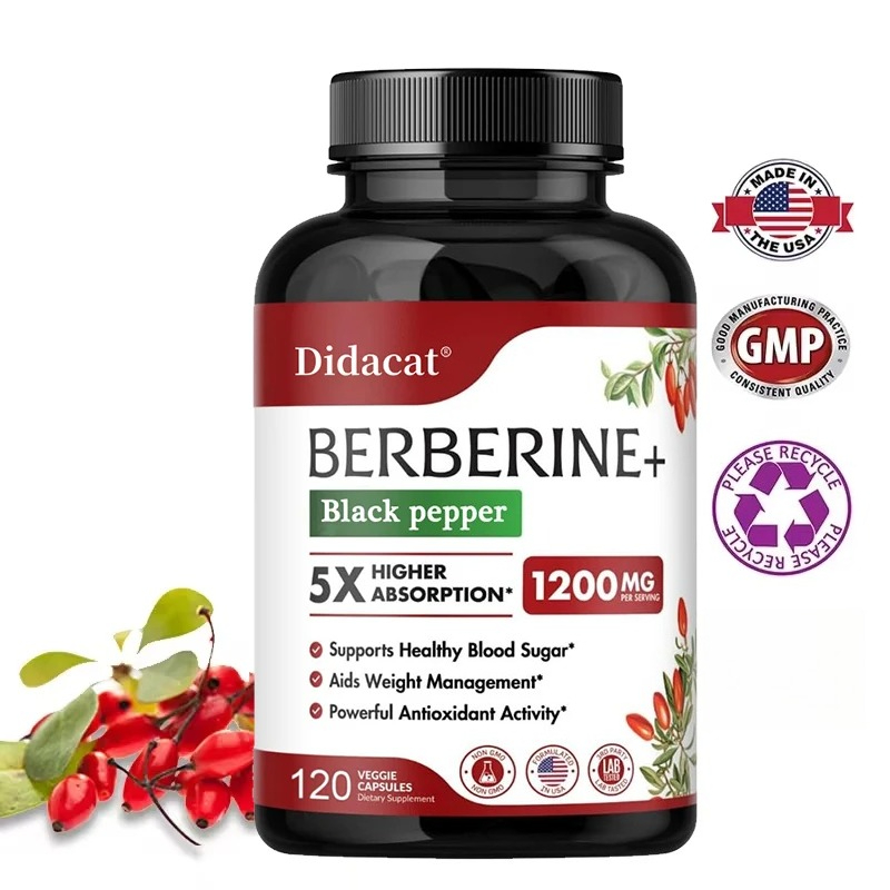 Apple Cider Vinegar Pill - Complément Berberine HCl - pour le