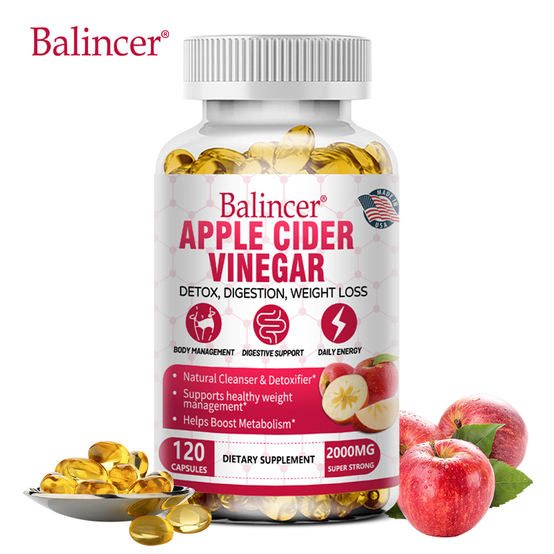 Apple Cider Vinegar Pill - Vinegar de cidre de pomme-avec magnésium,