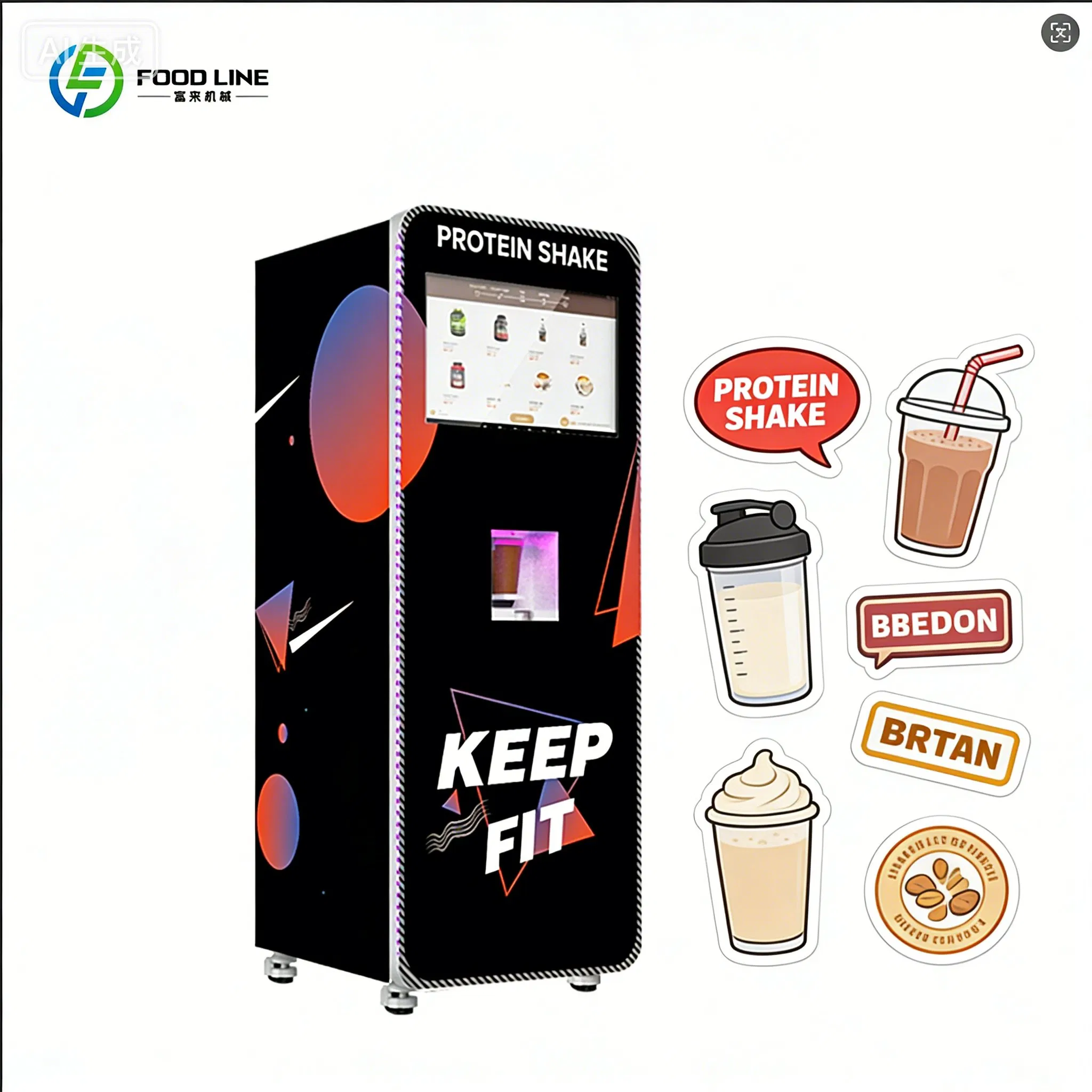 Fitness Nutrition Protein - Distributeur automatique de boissons protéinées, équipement