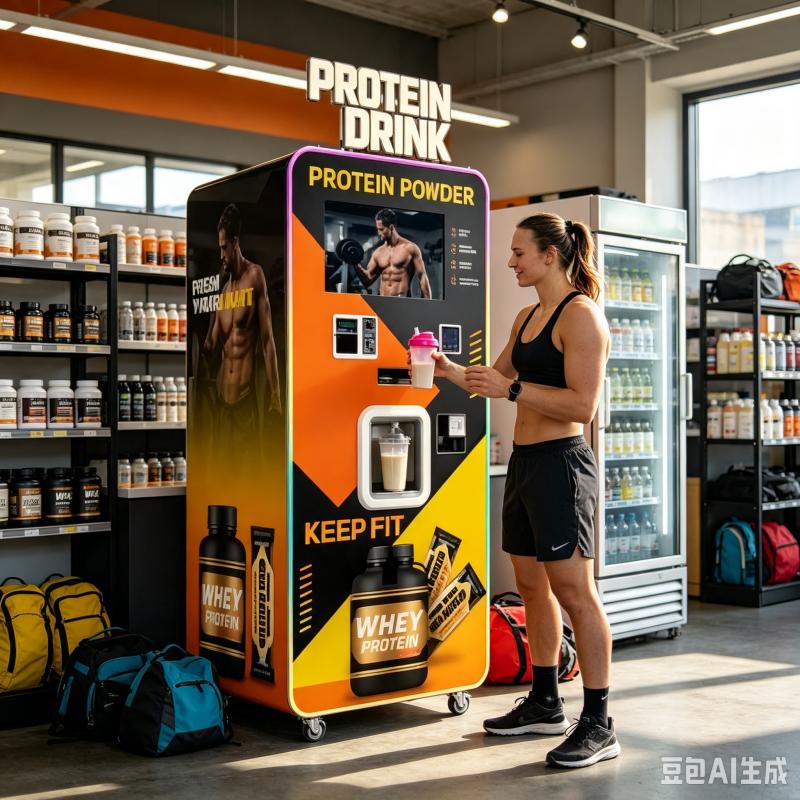 Fitness Nutrition Protein - Distributeur automatique de boissons protéinées, machine
