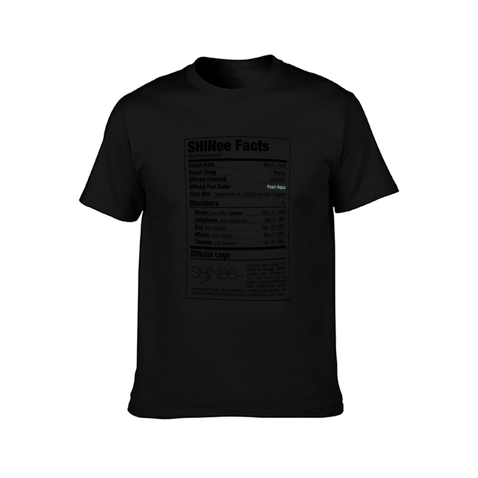 T-shirt SHINee Kpop Nutritiona - T Nutrition Fitness avis et prix