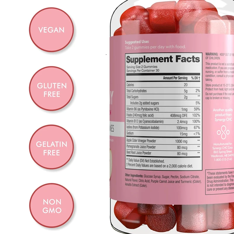 Gommes au vinaigre de cidre de - Apple Cider Vinegar Pill avis et prix
