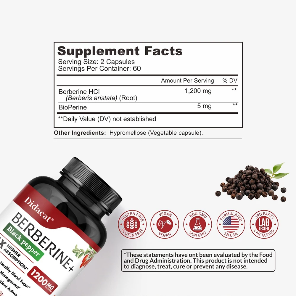 Complément Berberine HCl - pou - Apple Cider Vinegar Pill avis et prix