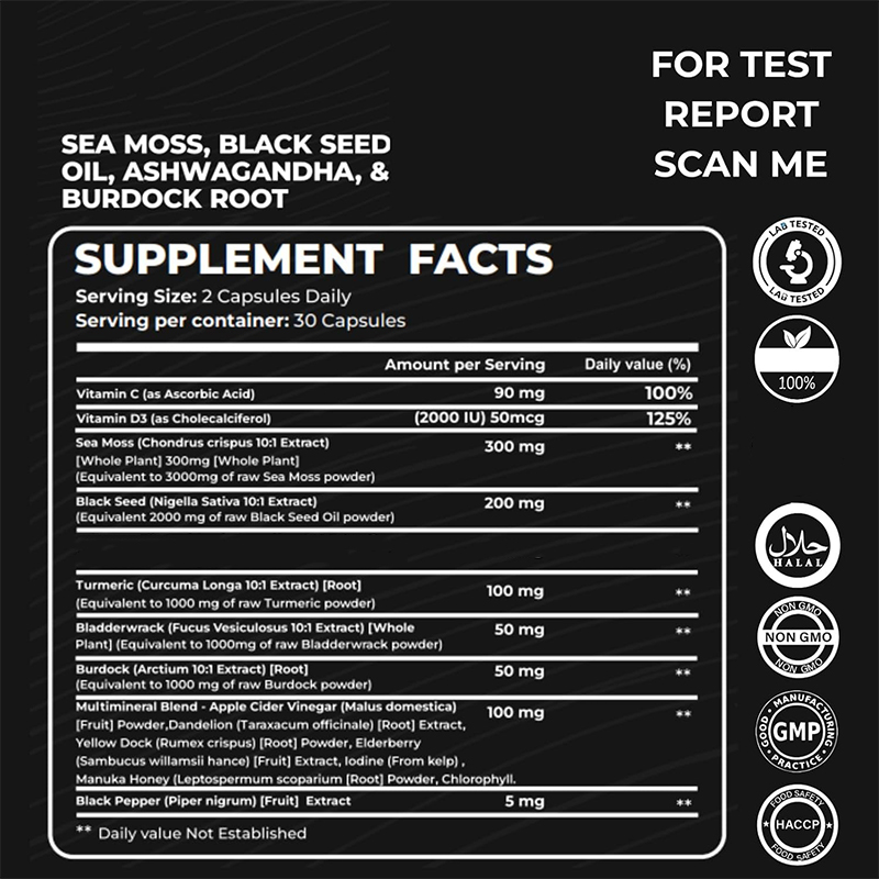 Algues marines mélangées à de  - Apple Cider Vinegar Pill avis et prix